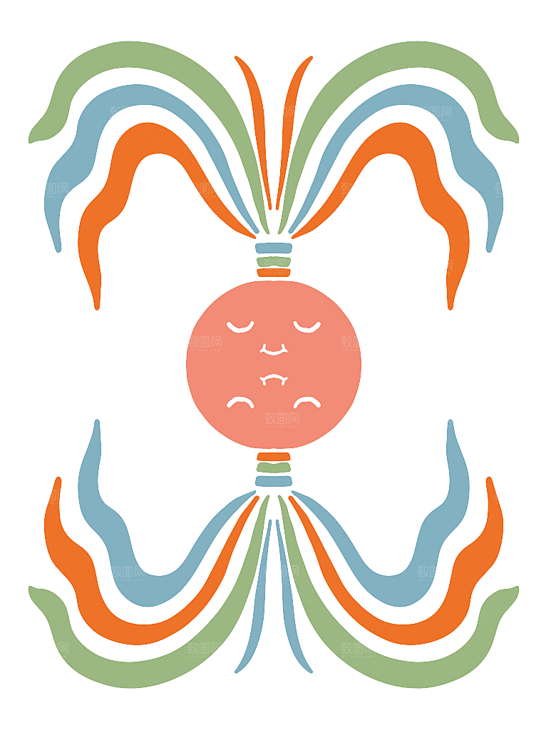 简约大气艺术图案图形素材