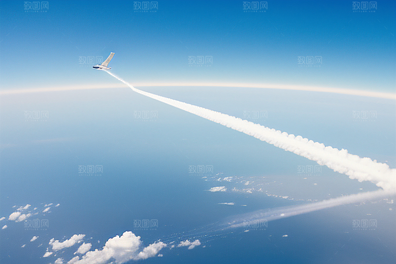 天空中留下的神秘划痕