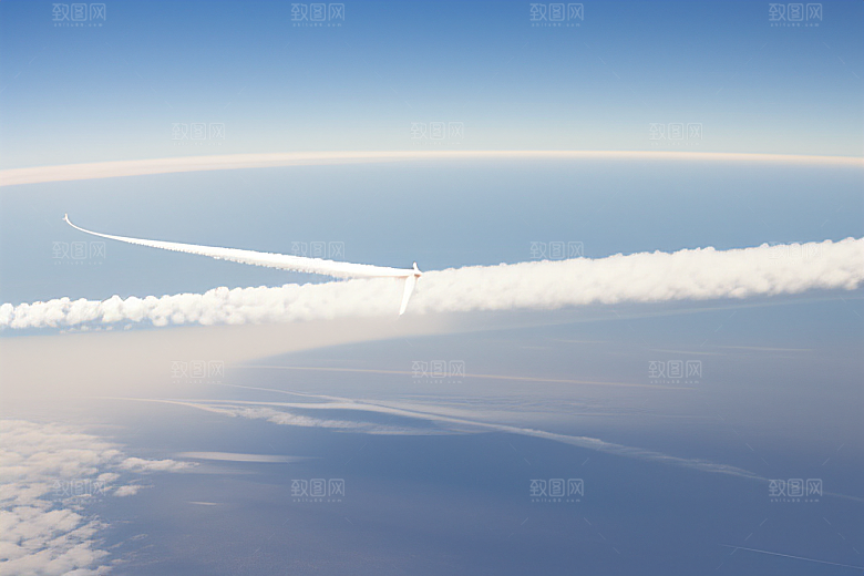 天空中留下的神秘划痕