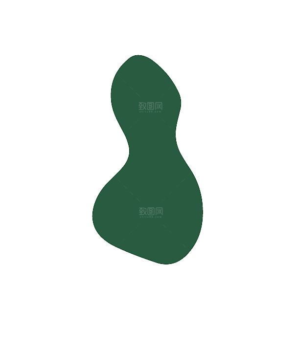 手绘卡通艺术图案免扣元素