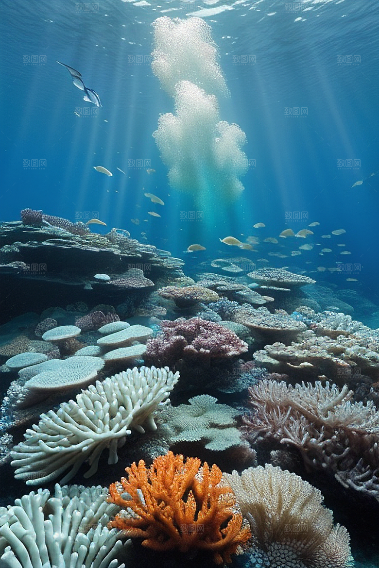 海底之宝珊瑚的绚烂光彩
