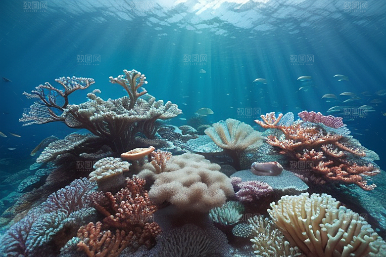海底之宝珊瑚的绚烂光彩