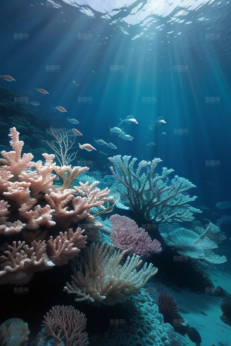 海底珊瑚的多样生命
