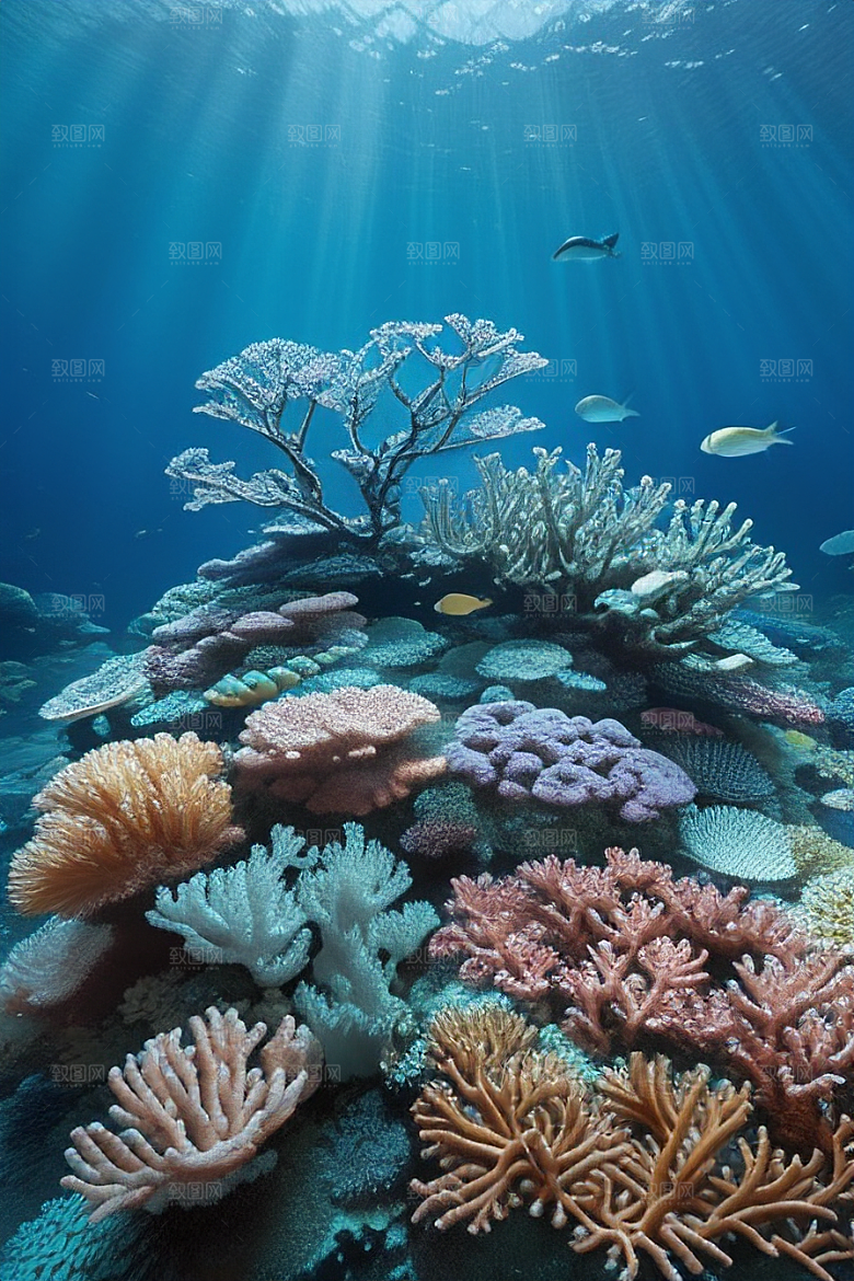 海底珊瑚的生命之美