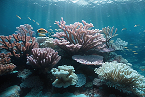 海底珊瑚的生命之美
