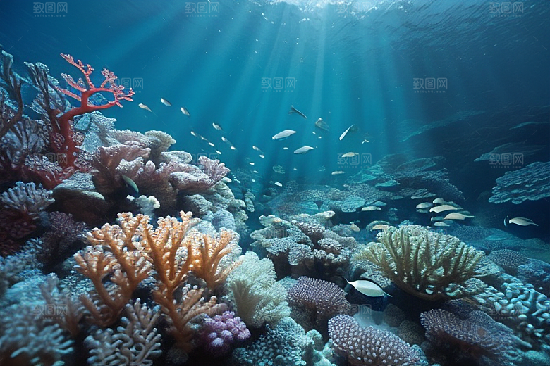 海底珊瑚的生命之美