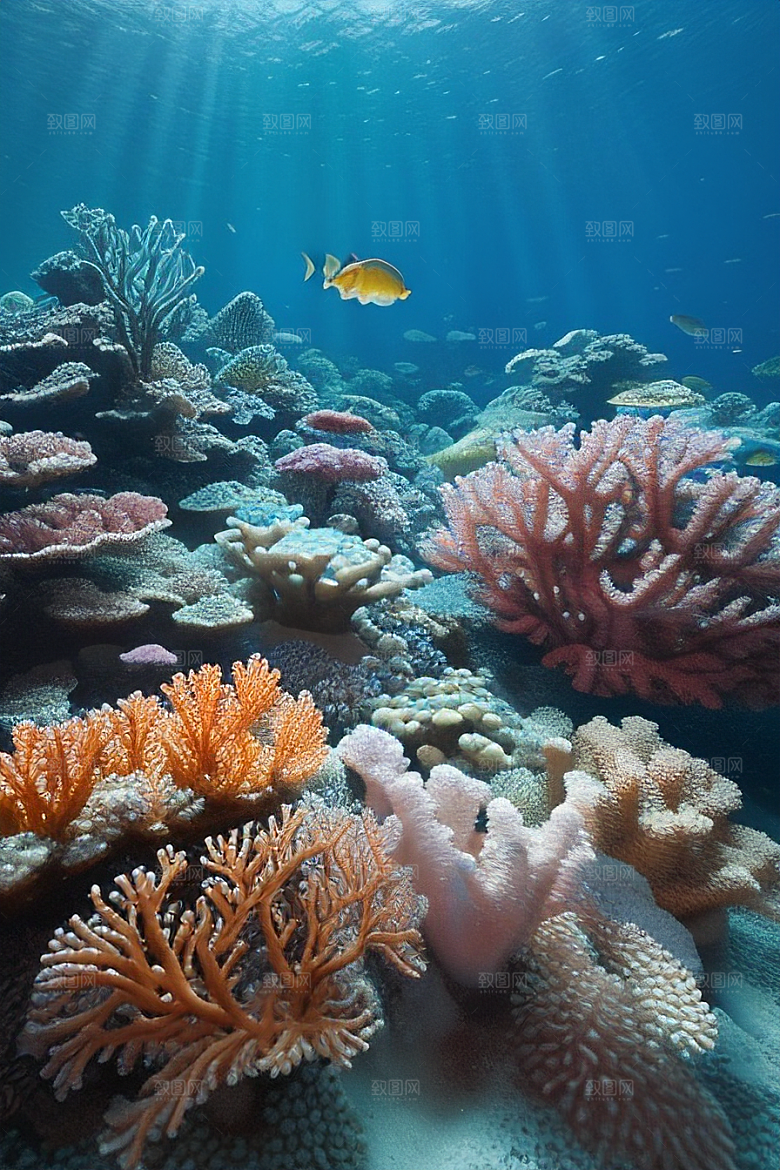 海底珊瑚的生命之美