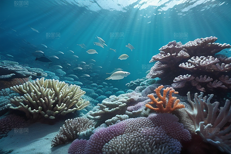 海底珊瑚的多彩世界