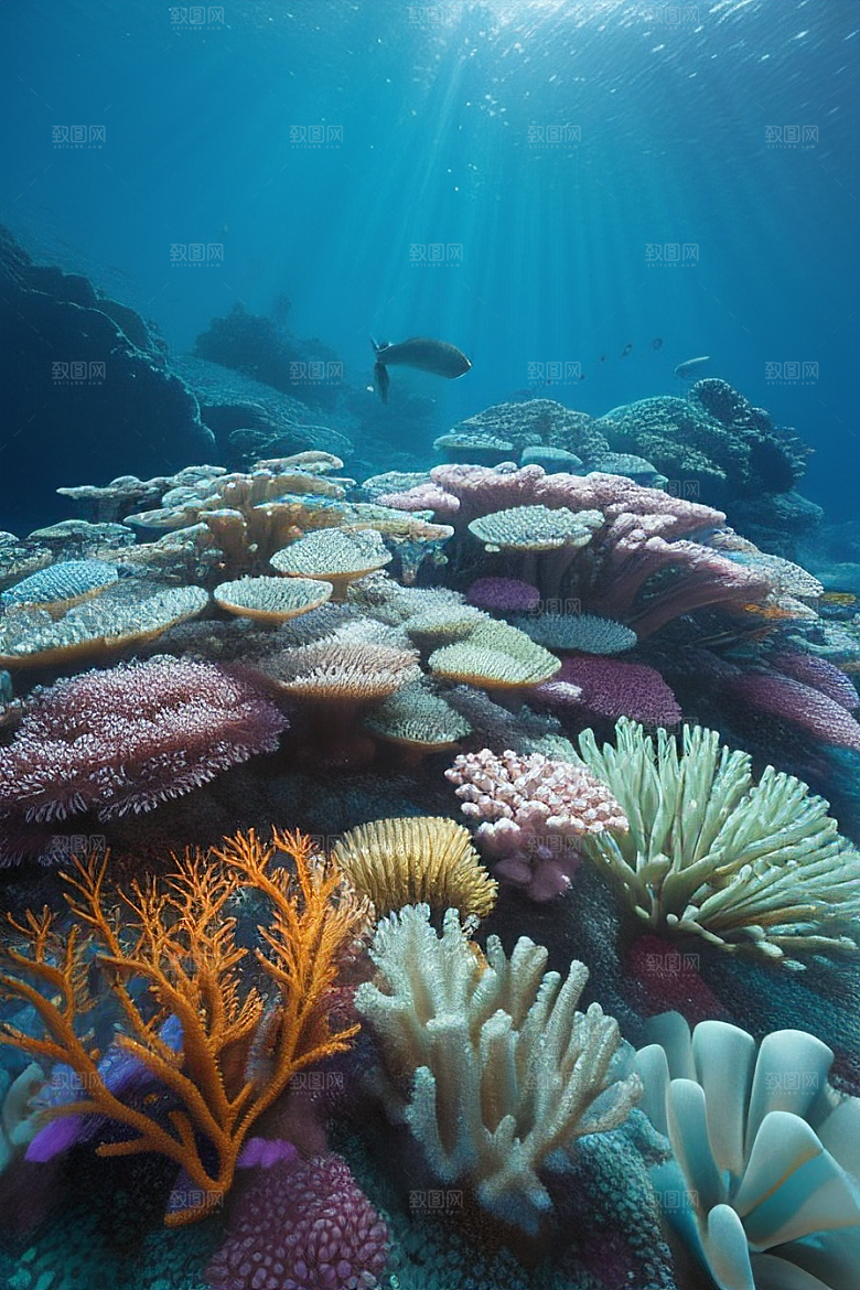 海底珊瑚的多彩世界