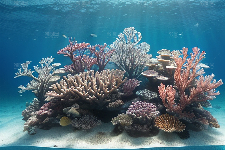 海底珊瑚的多彩世界