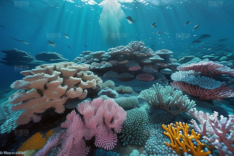海底珊瑚的多彩世界