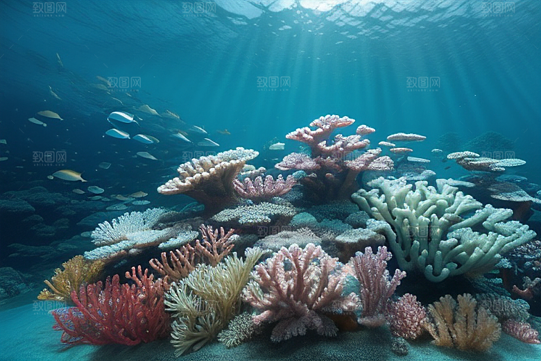 海底珊瑚的多彩世界