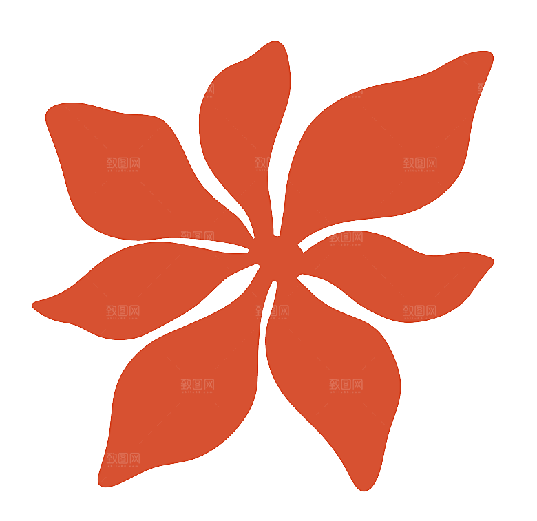 手绘卡通艺术图案免扣元素