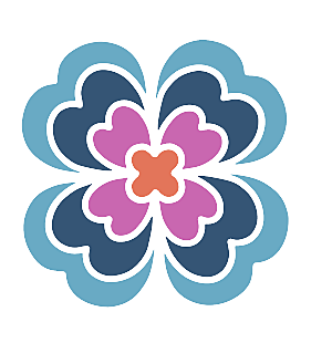 手绘卡通艺术图案免扣元素