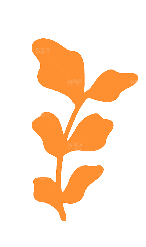 手绘卡通艺术图案免扣元素