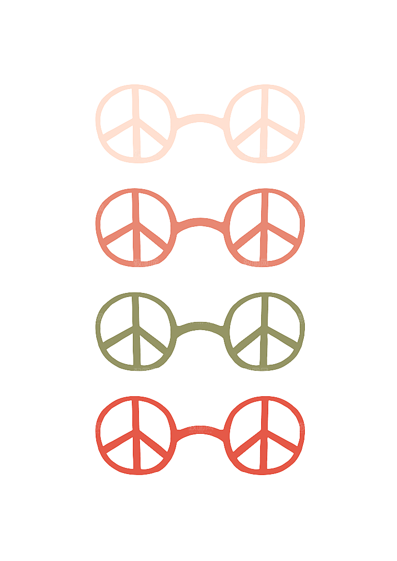 手绘卡通艺术图案免扣元素