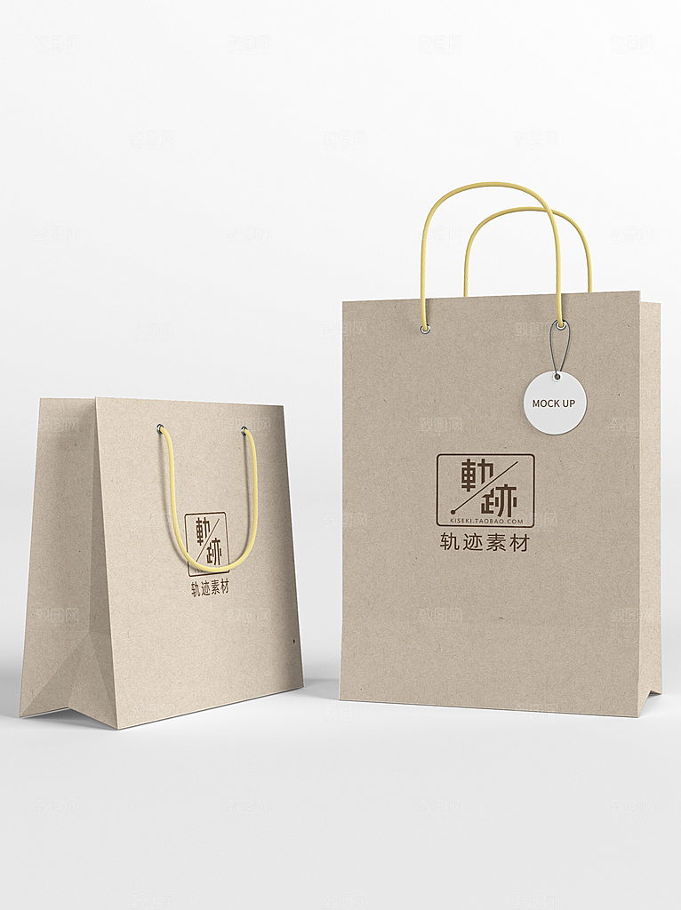 化妆品LOGO礼盒手提箱包装效果样机