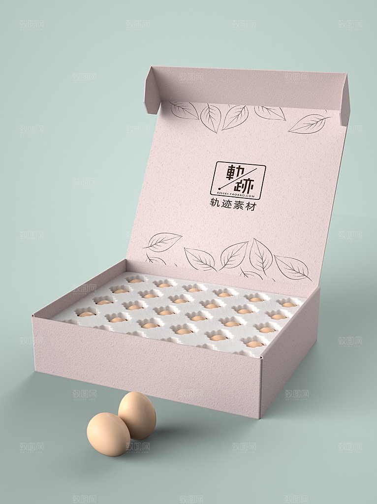 化妆品LOGO礼盒手提箱包装效果样机