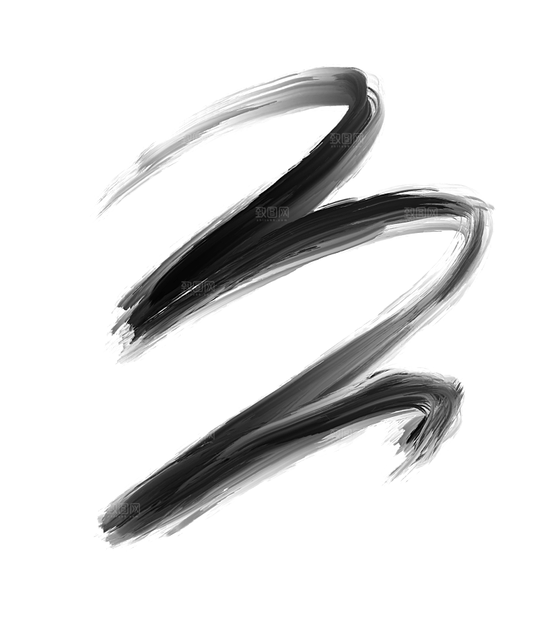 中国风水墨花鸟树木意境元素
