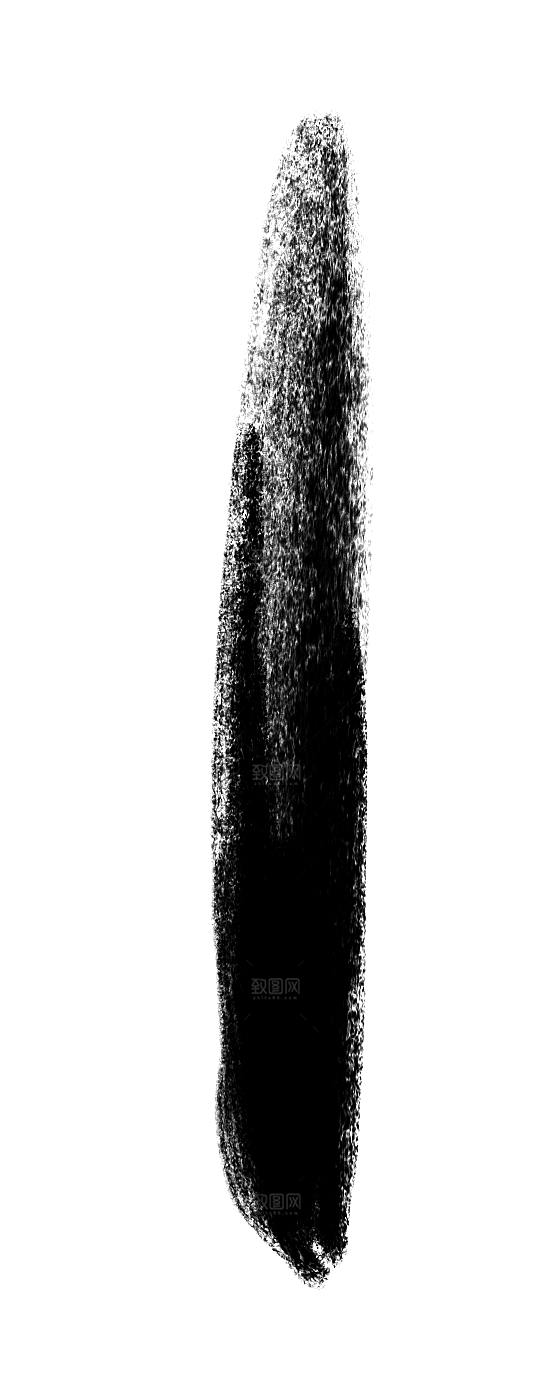 中国风水墨花鸟树木意境元素