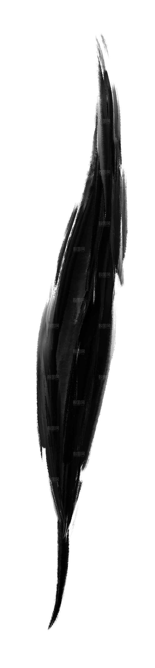 中式传统鱼花草贴图插画