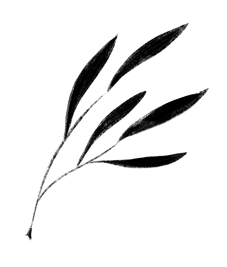 中式传统鱼花草贴图插画