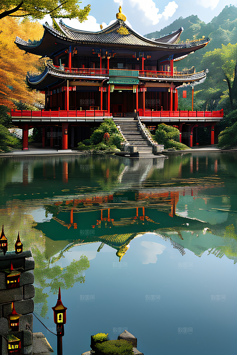 细节繁复的中国古建筑艺术