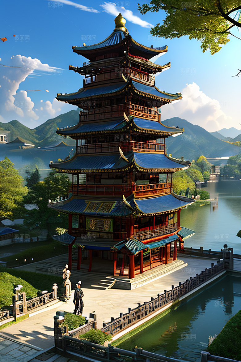 细节繁复的中国古建筑艺术
