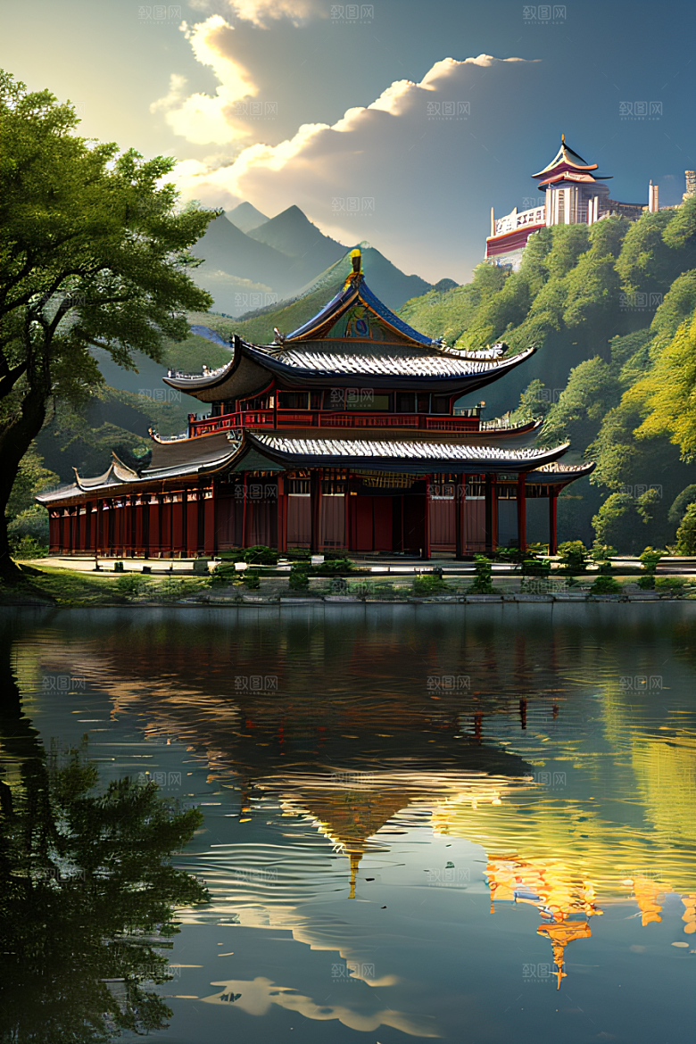 细节繁复的中国古建筑艺术