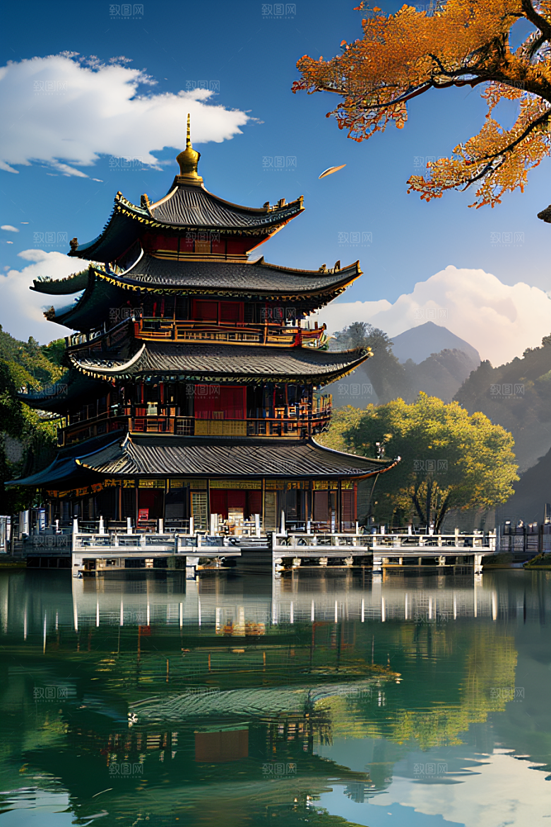 细节繁复的中国古建筑艺术