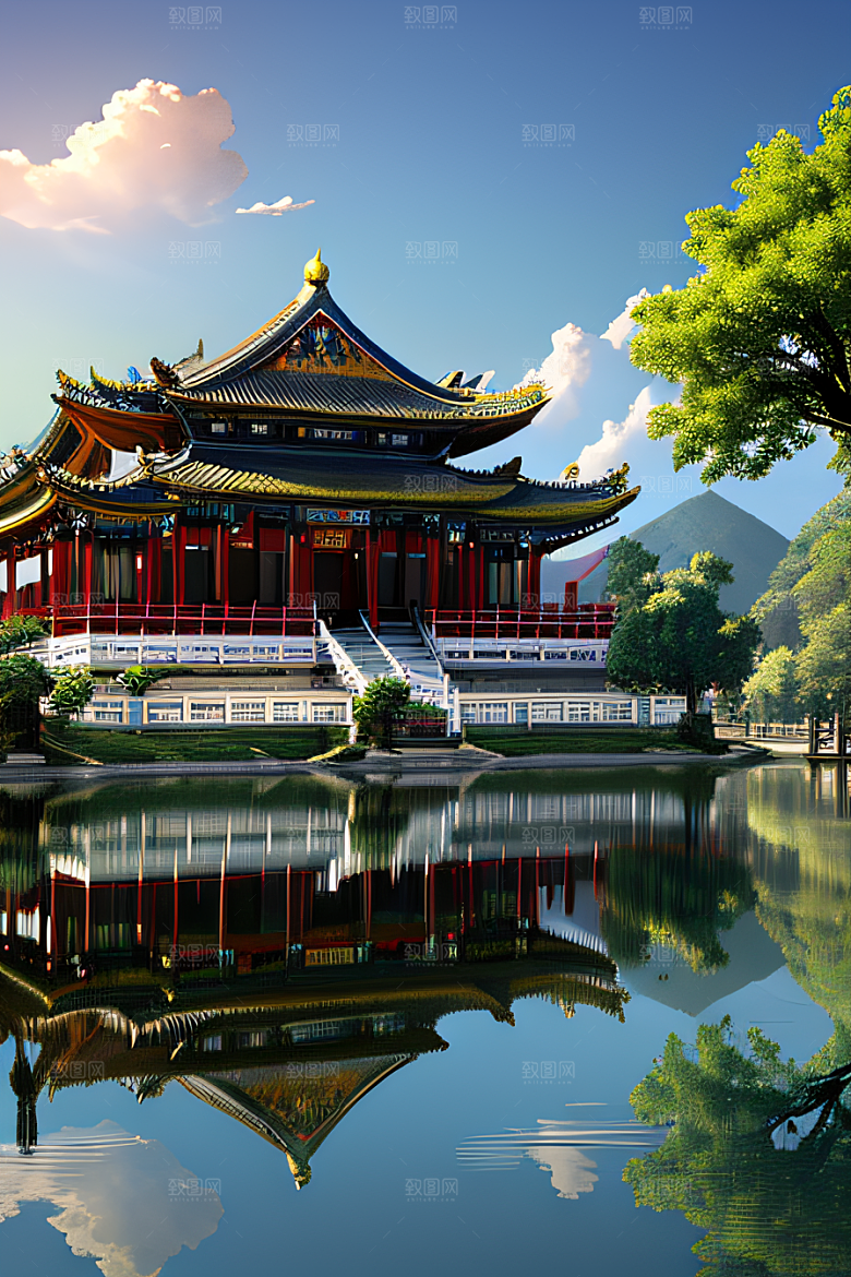 细节繁复的中国古建筑艺术