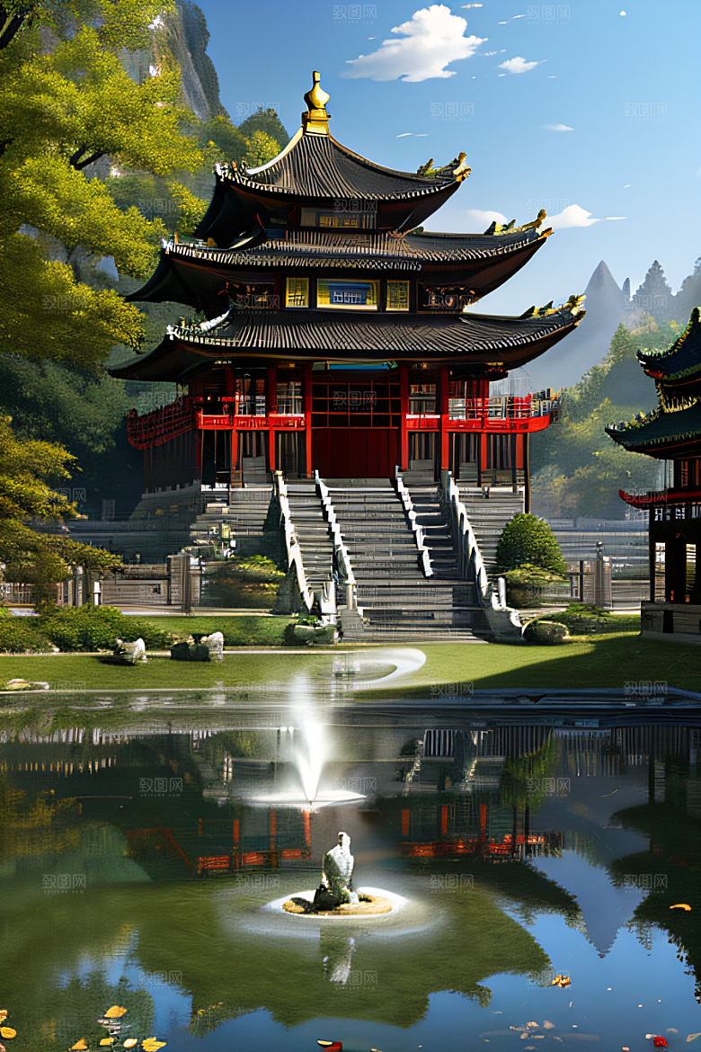 细节繁复的中国古建筑艺术