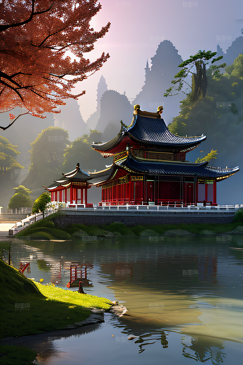 细节繁复的中国古建筑艺术