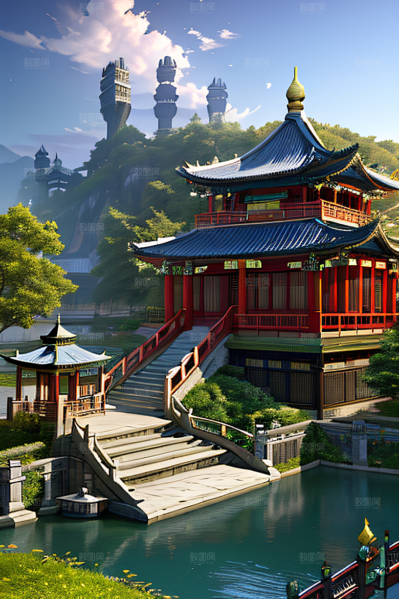 令人叹为观止的中国古建筑灯光