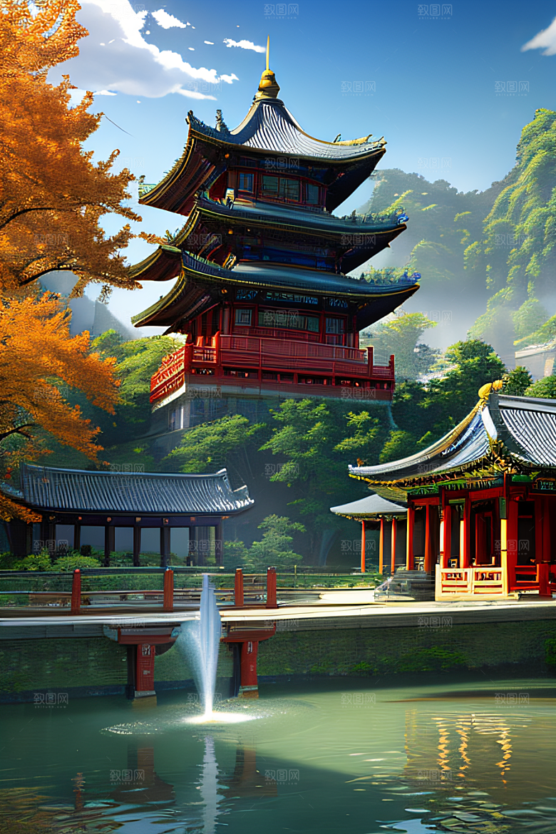 令人叹为观止的中国古建筑灯光