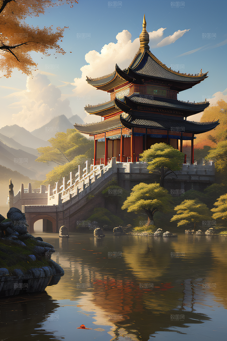 细节繁复的中国古建筑艺术