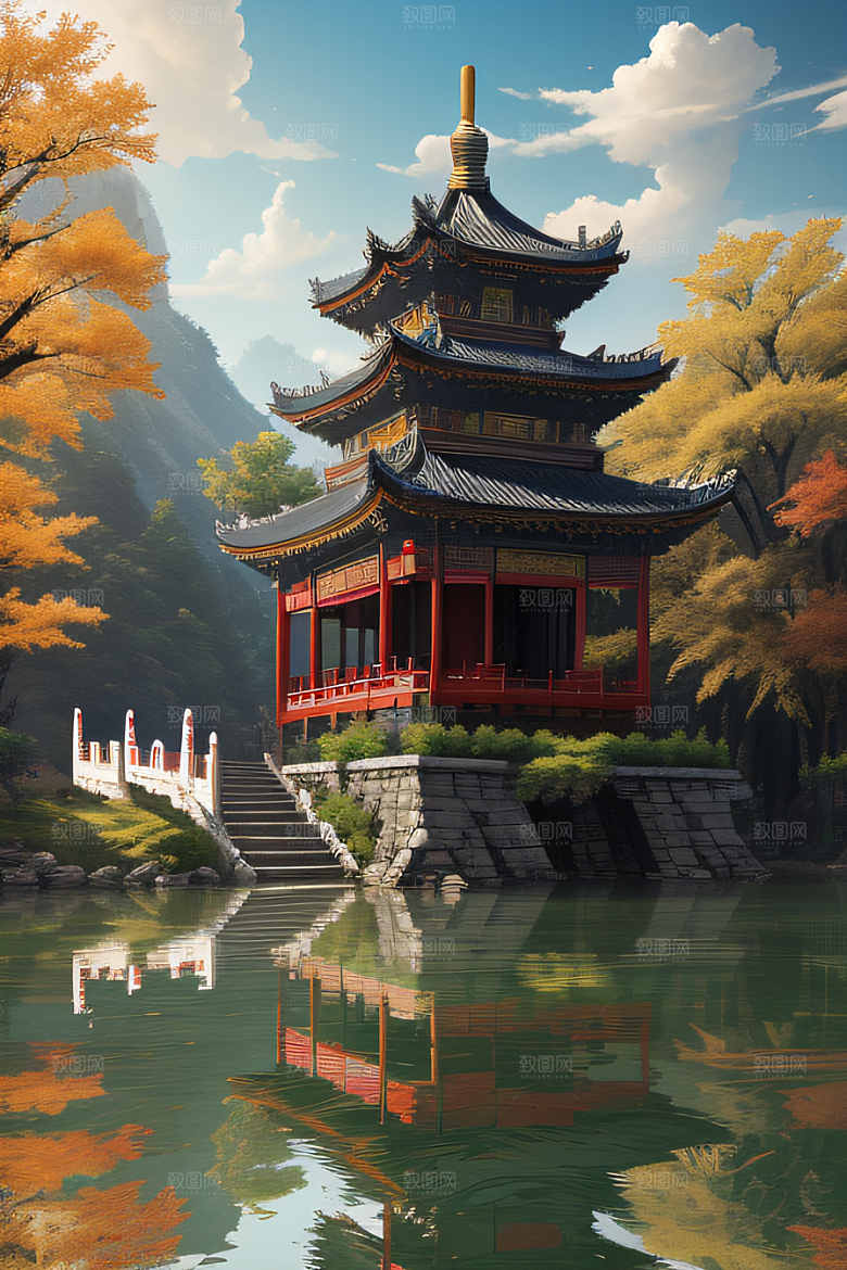 细节繁复的中国古建筑艺术
