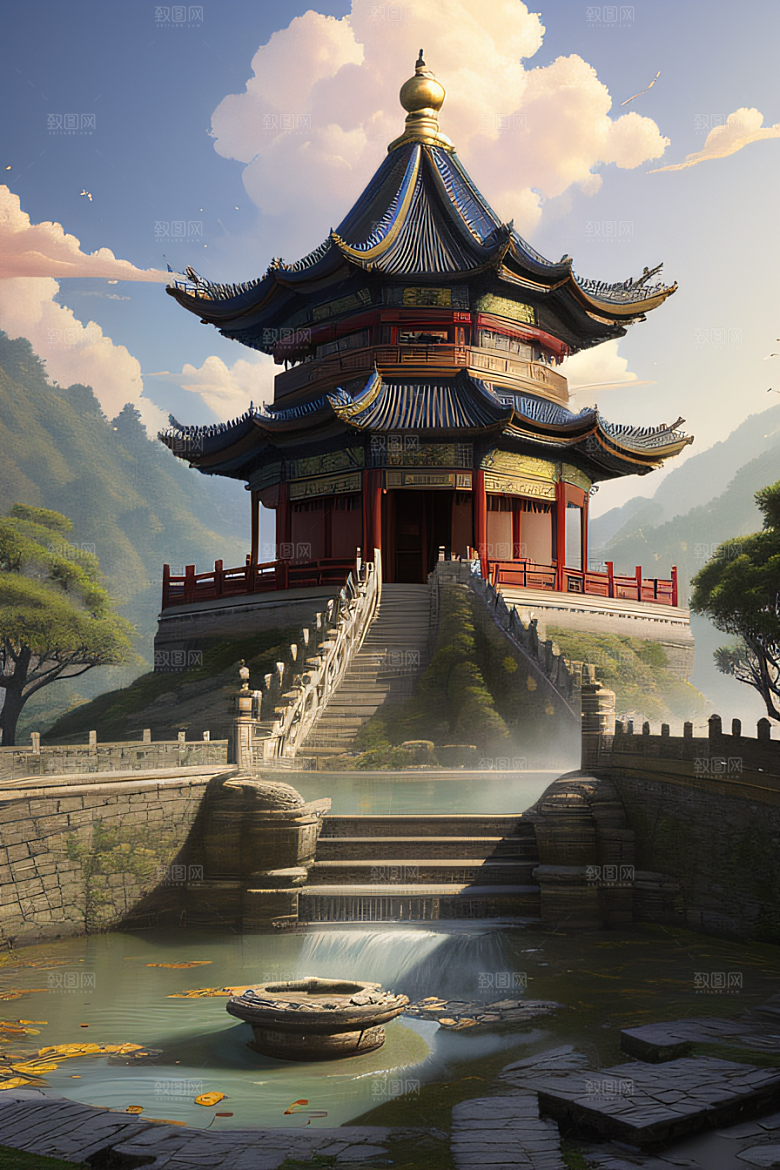 细节繁复的中国古建筑艺术