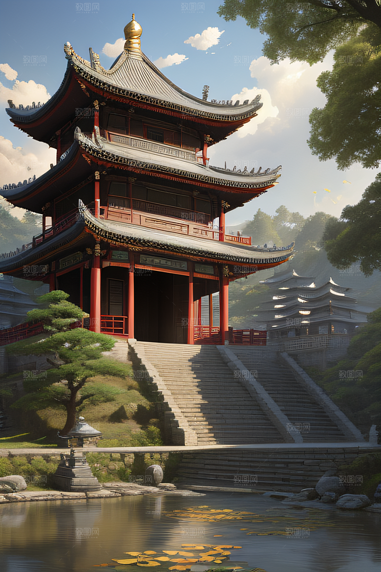 细节繁复的中国古建筑艺术