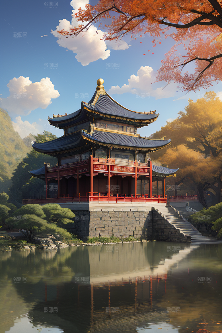 细节繁复的中国古建筑艺术