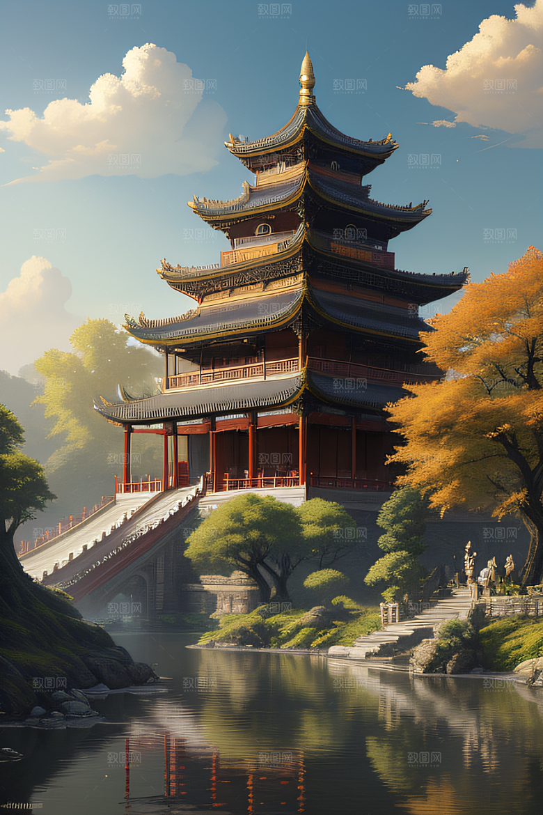 细节繁复的中国古建筑艺术