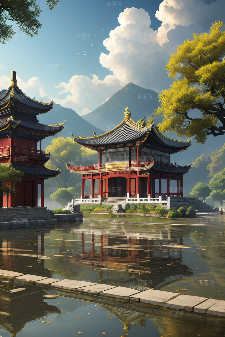 细节繁复的中国古建筑艺术