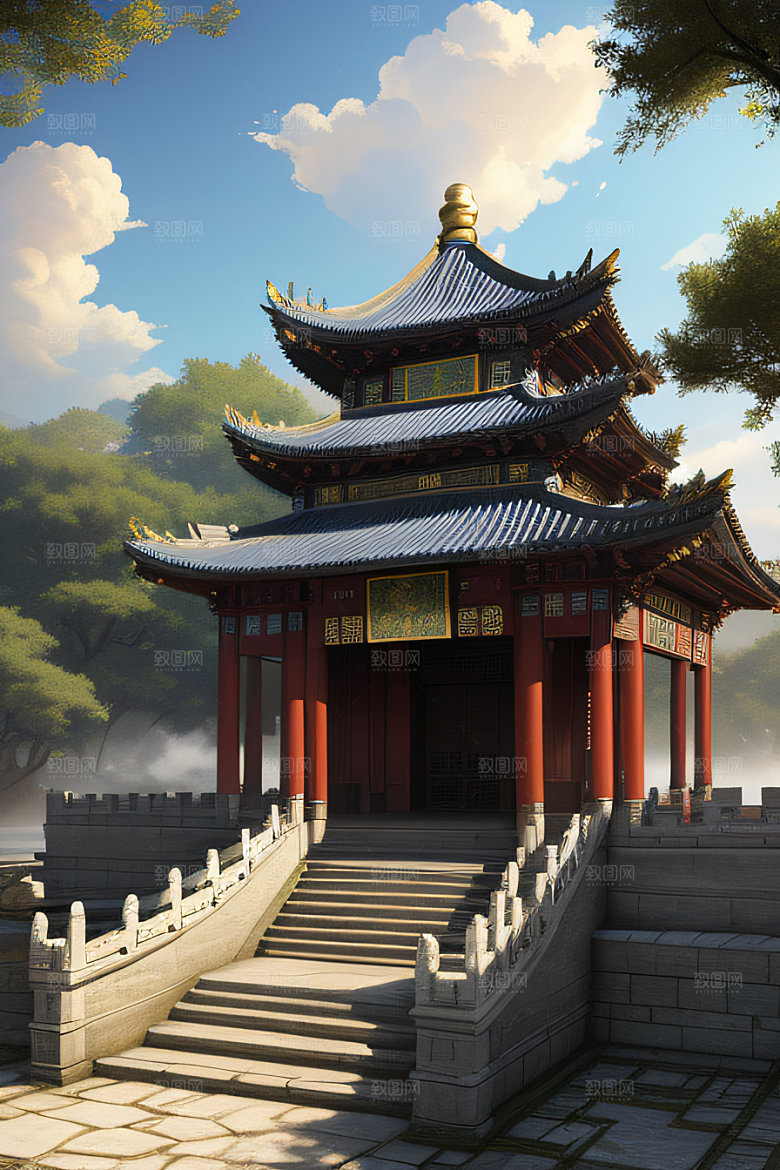 细节繁复的中国古建筑艺术