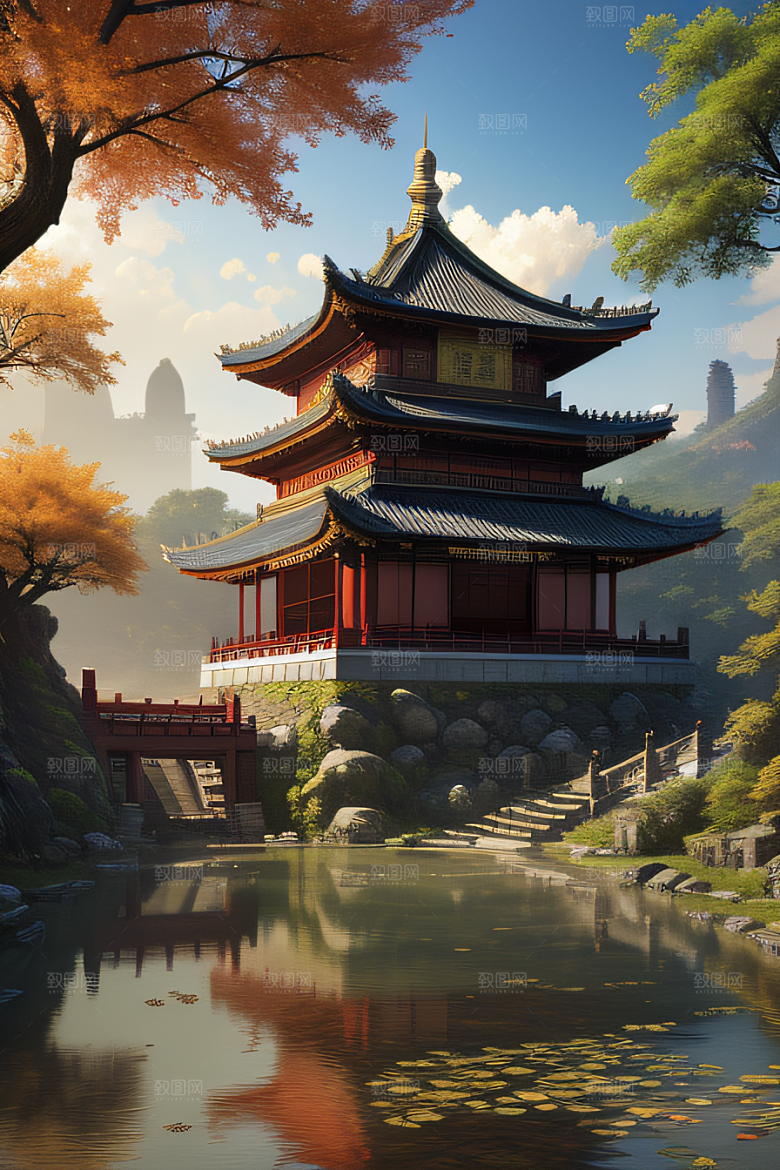 细节繁复的中国古建筑艺术
