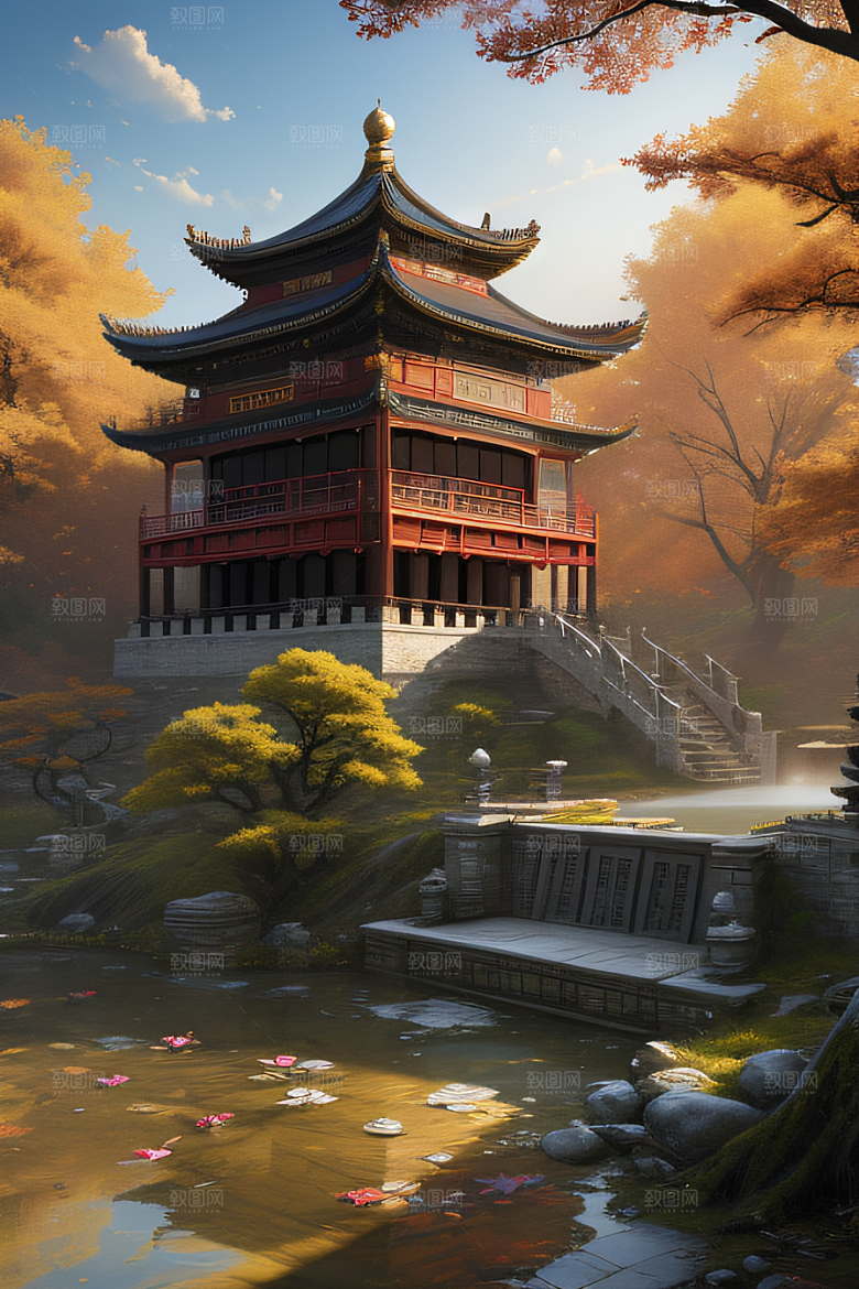 细节繁复的中国古建筑艺术