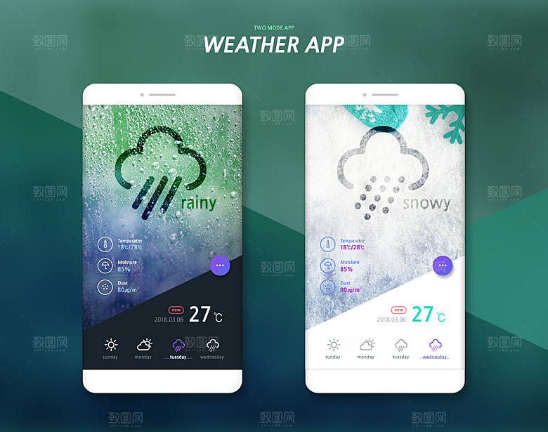 简约手机APP交互界面UI新媒体