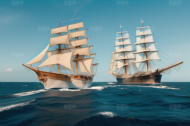 海上帆船的自由航行