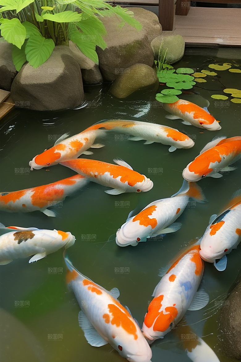 好运锦鲤传递福气与顺利的使者