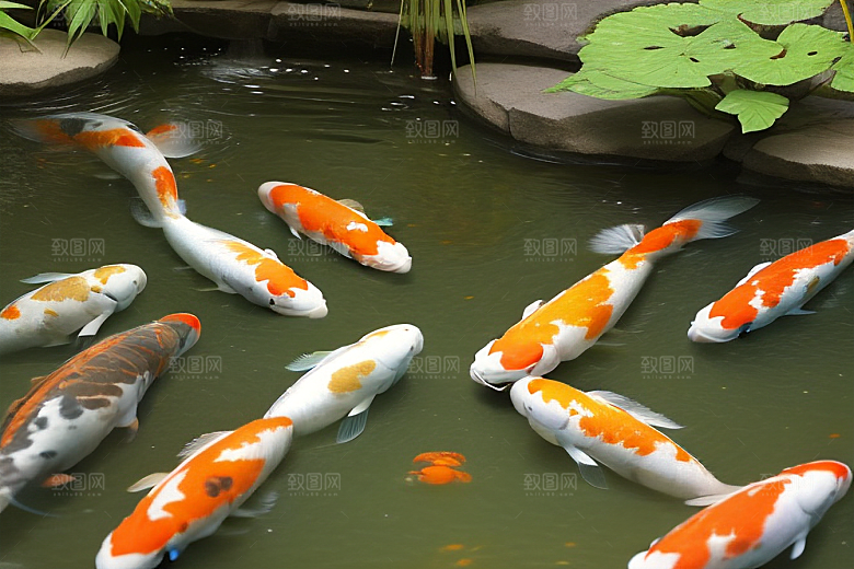 好运锦鲤传递福气与顺利的使者