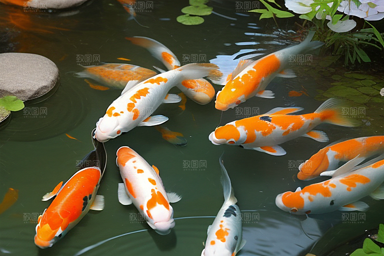 好运锦鲤的幸福守护庇佑人们的幸福与安康